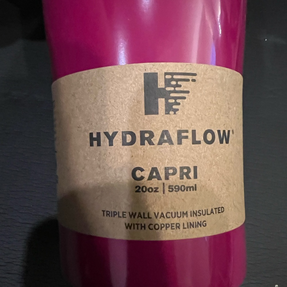 New HydraFlow Tumbler with Straw